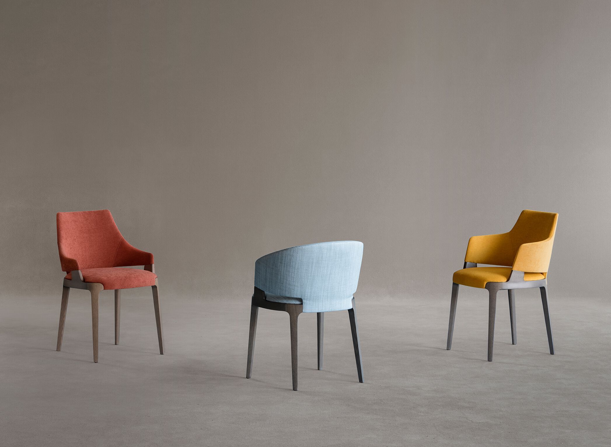 Мягкое тканевое кресло с подлокотниками Potocco ARCH-00124888 - Вид №3