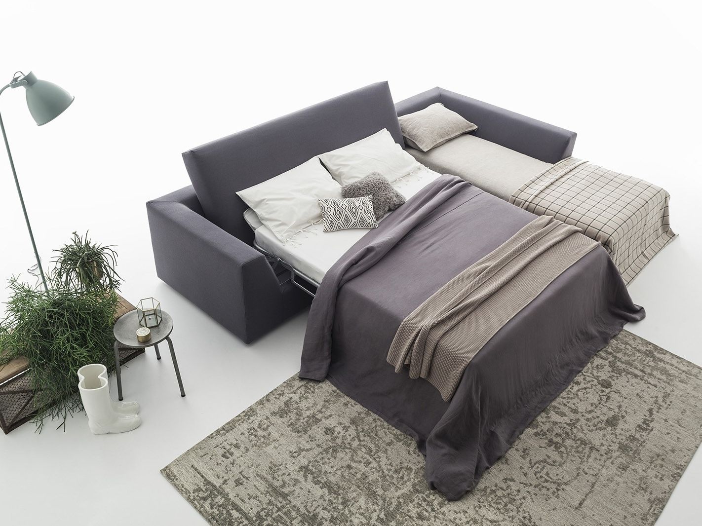 Угловой диван-кровать из ткани Felis Day &amp ARCH-00102549 - Вид №1