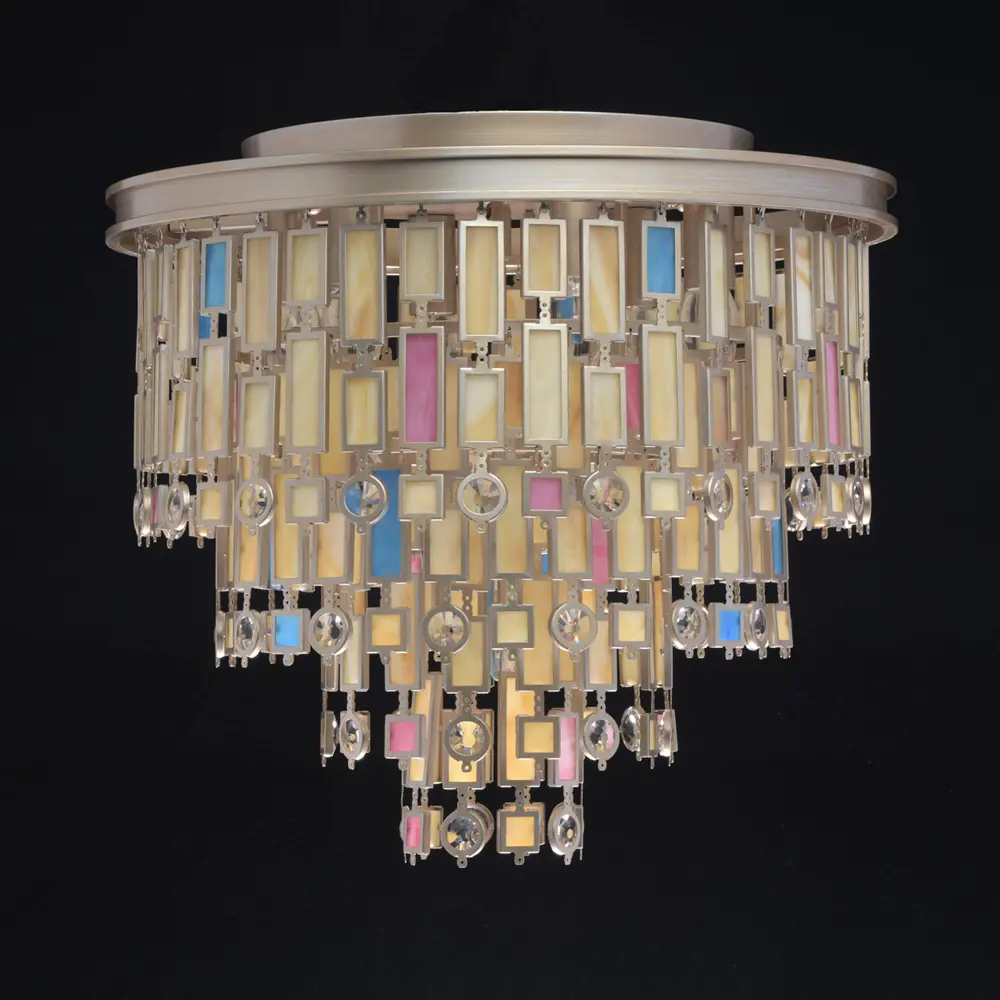 Люстра хрустальная потолочная «Марокко», 7 ламп, 14 м², цвет бежевый MW-Light STLM-2073971 - Вид №2