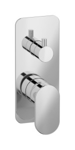 Внешние части встроенного в стену смесителя на 3 потребителя WE ARE IB yp202cc Chrome YesPlease