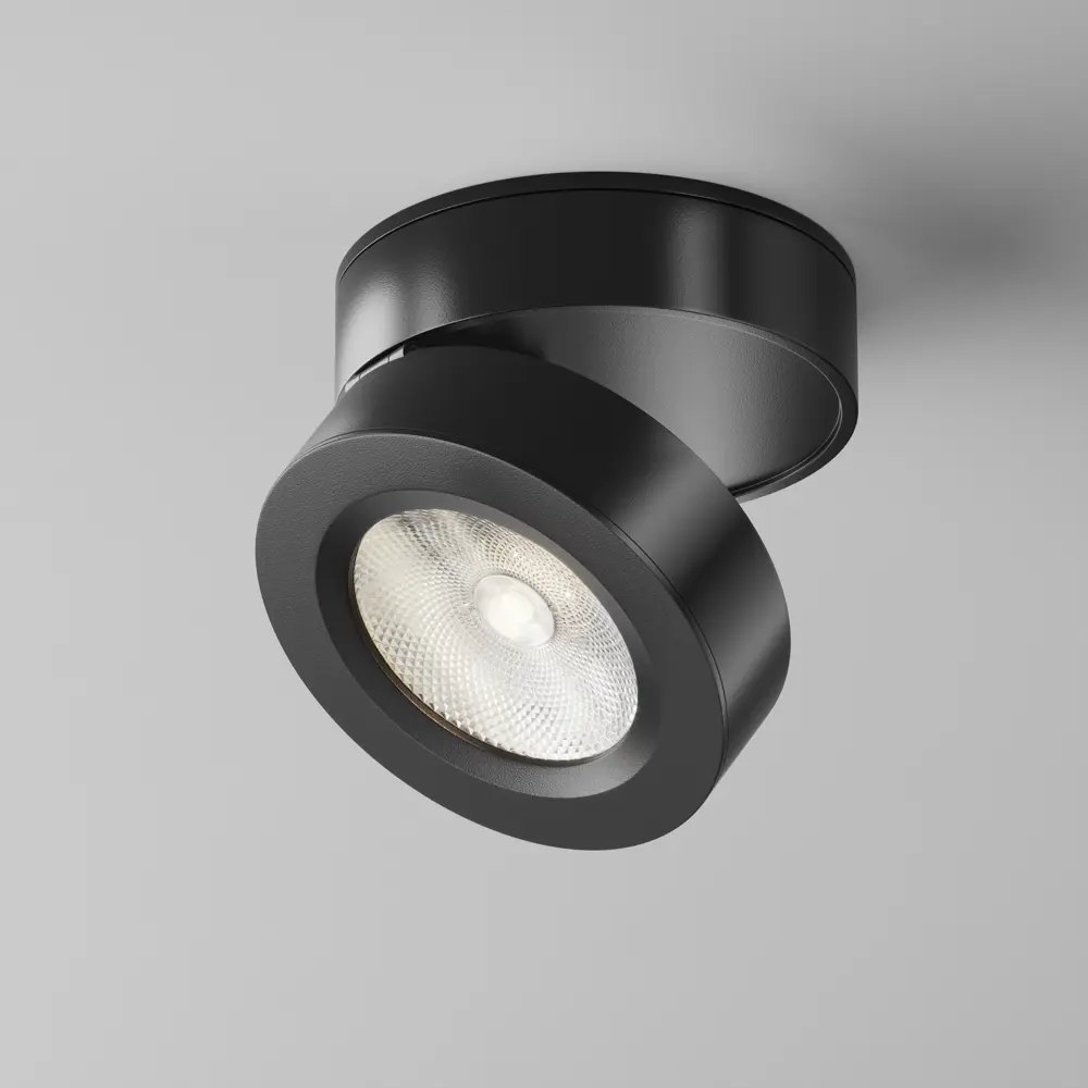 Светильник точечный светодиодный накладной Maytoni C022CL-7W4K-B-1 7 Вт нейтральный белый свет цвет черный STLM-2068241 - Вид №2