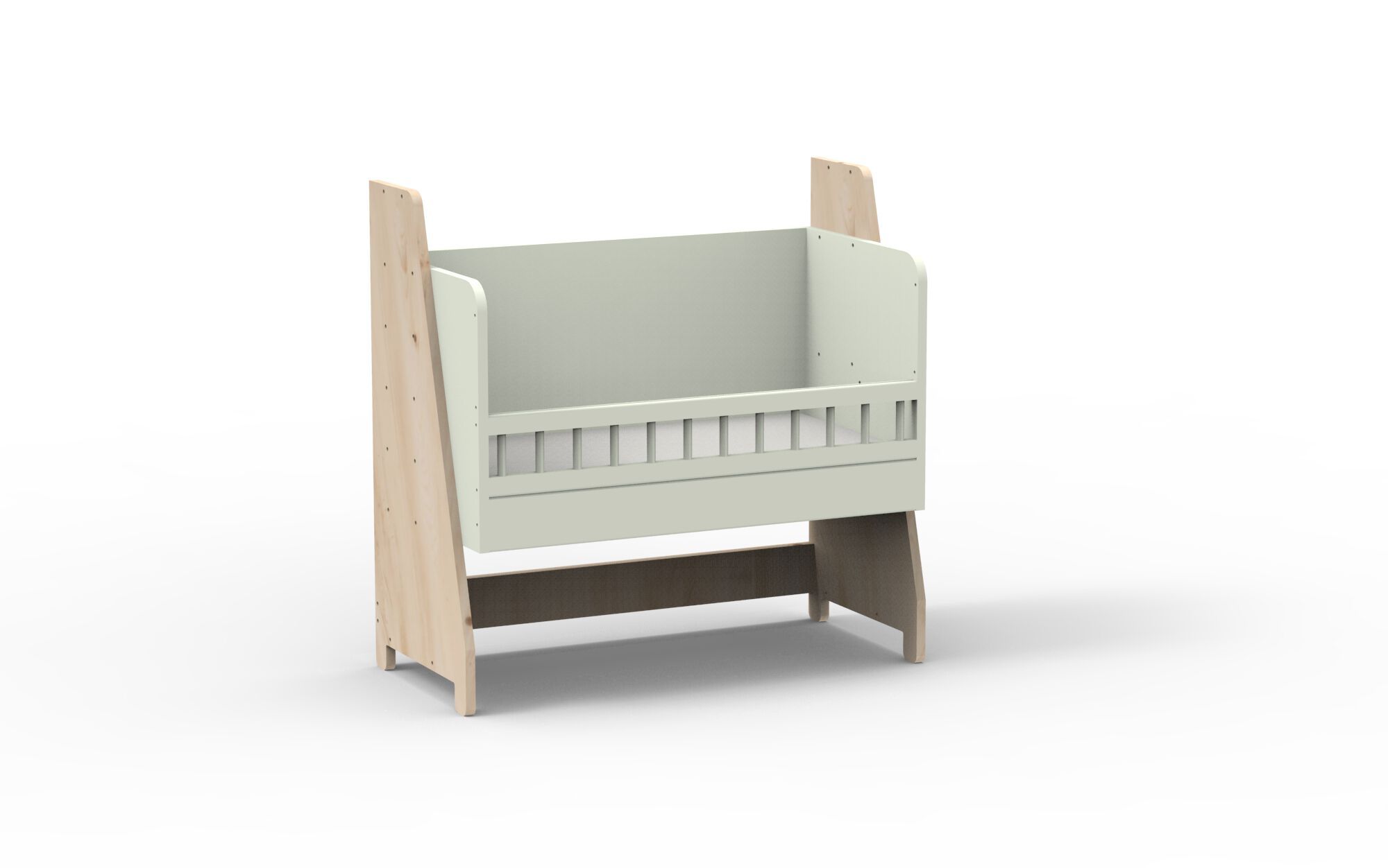 Лакированная деревянная кровать для сна Mathy by Bols ASYMETRY ARCH-00052185 - Вид №42