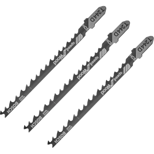 Набор пилок для лобзика по дереву Bosch T244D, 3 шт.