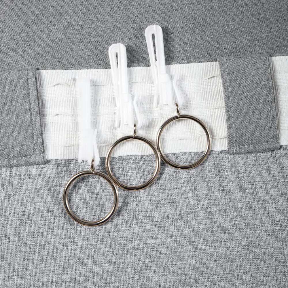 Штора на ленте Ника 200x270 см цвет темно-серый СТОЛИЦА ТЕКСТИЛЯ STLM-2057156 - Вид №4