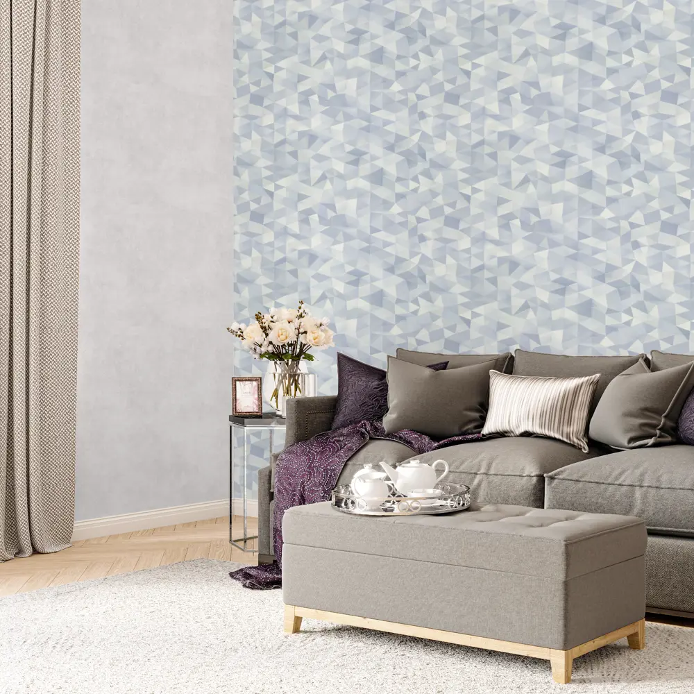 Обои флизелиновые Home Color Illusion светло-серые 1.06 м HC71757-14 STLM-2057860 - Вид №3