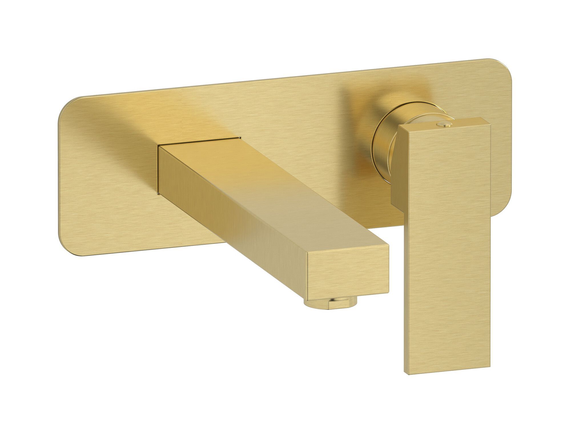 Настенный смеситель для раковины с 2 отверстиями и автоматическим сливом IB сердцеед ARCH-00113980 - Вид №4