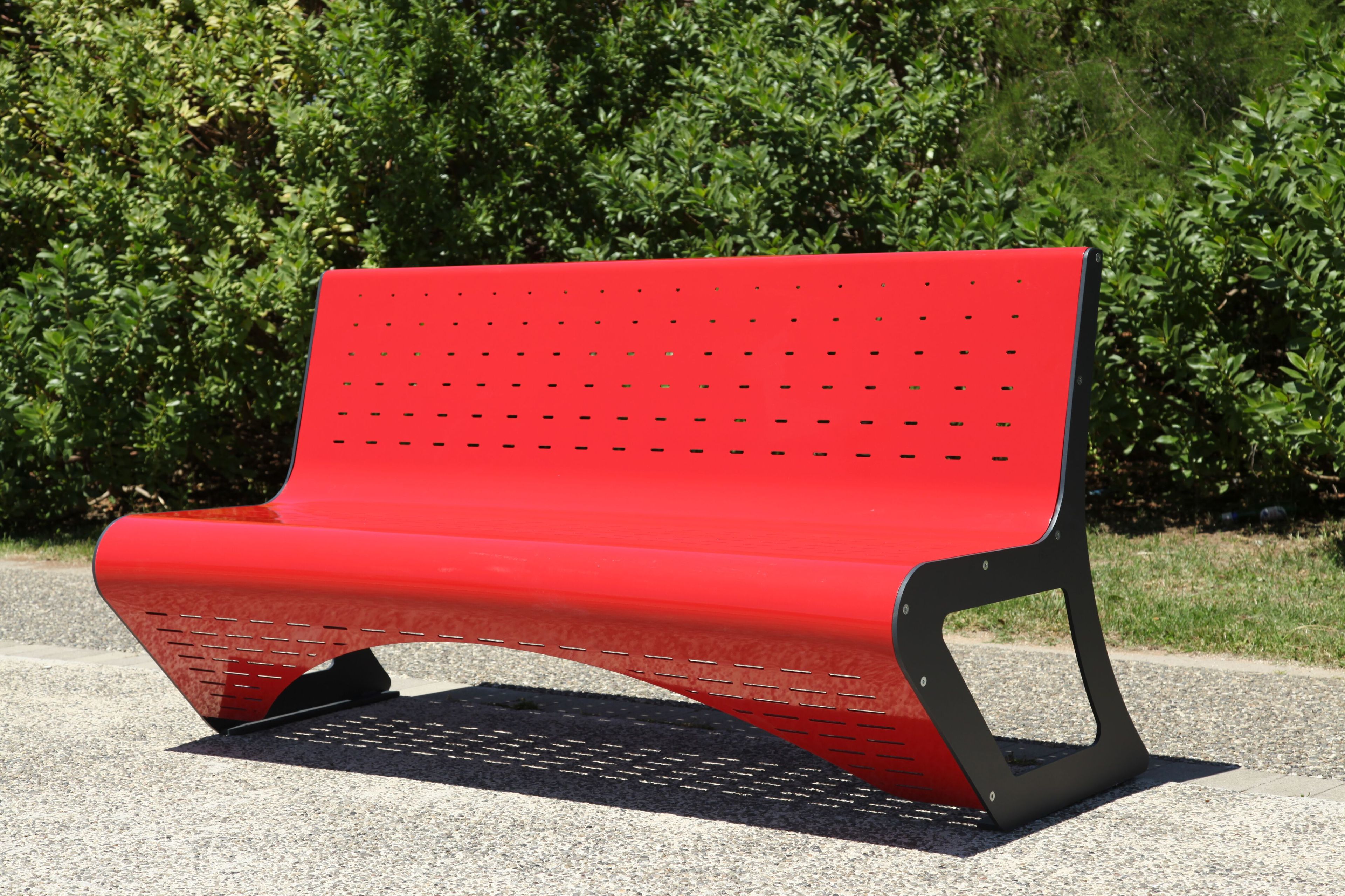 Стальная скамья со спинкой CITYSì SPACE ARCH-00140030 - Вид №4