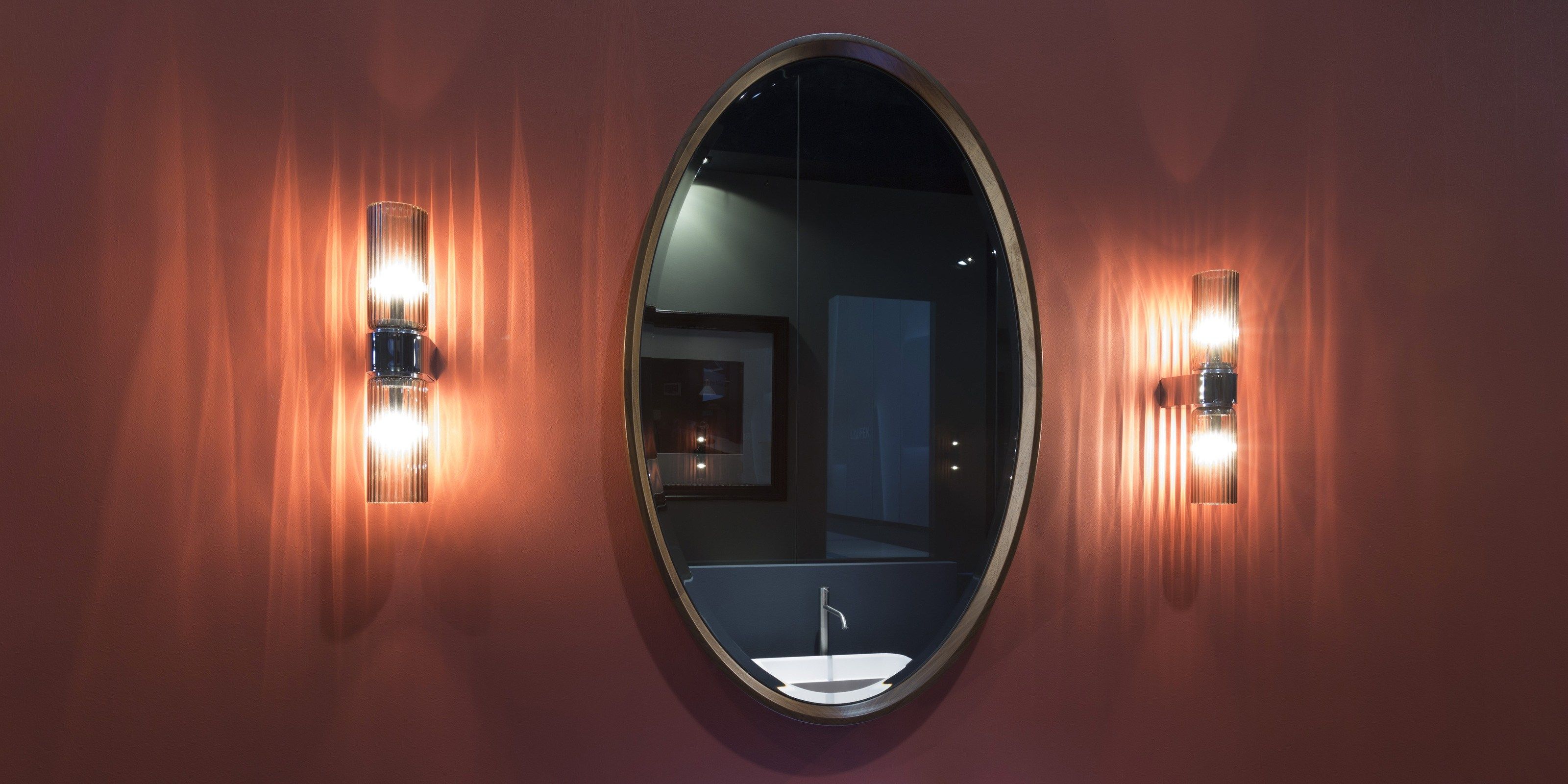 Овальное настенное зеркало для ванной комнаты Antoniolupi FORMA ARCH-00097603 - Вид №2