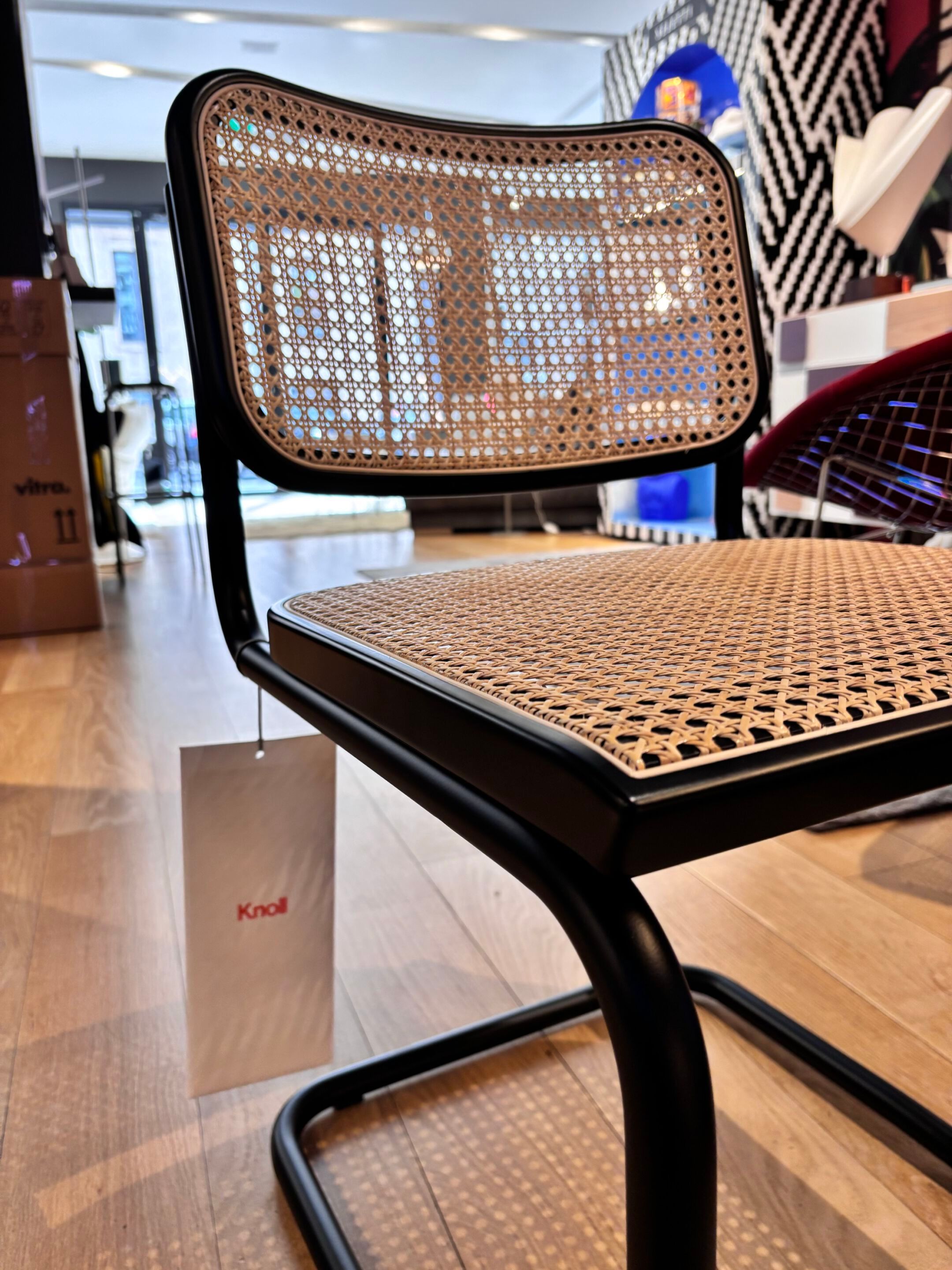 Венский соломенный консольный стул In Stock Knoll ARCH-00140085 - Вид №2