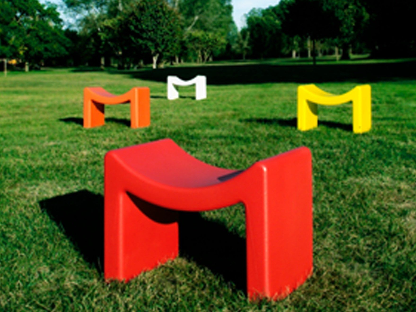 Низкий стул из полиэтилена Marzais Créations ARCH-00026757 - Вид №4