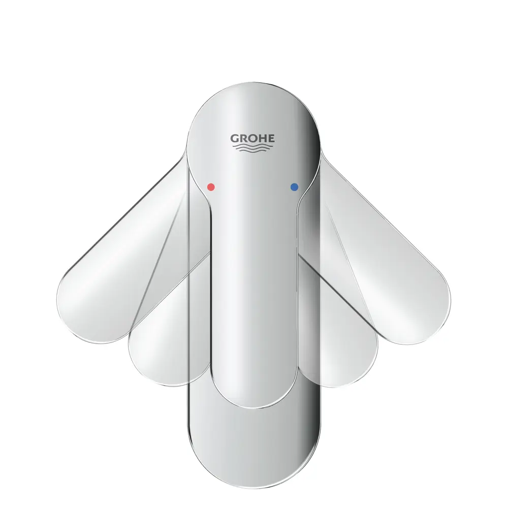 Смеситель для раковины Grohe Startclova S однорычажный цвет хром STLM-2184612 - Вид №4