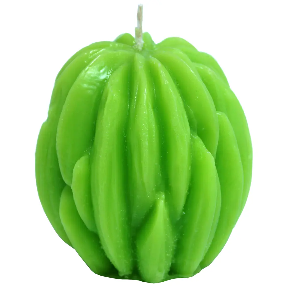 Свеча столбик Артишок зеленая 12 см EVIS STLM-2054798