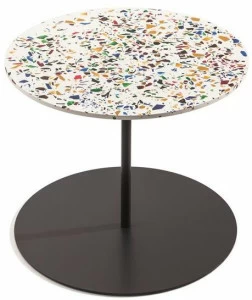 Cappellini Съемный круглый стол из листового металла Gong Gg_1t