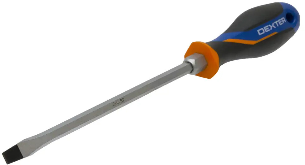 18147449 Отвёртка шлицевая Dexter SL8x200 мм STLM-0009570