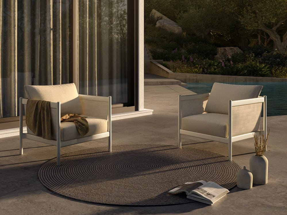 Тканевое садовое кресло с подлокотниками VINEKO Флора ARCH-00065072 - Вид №1