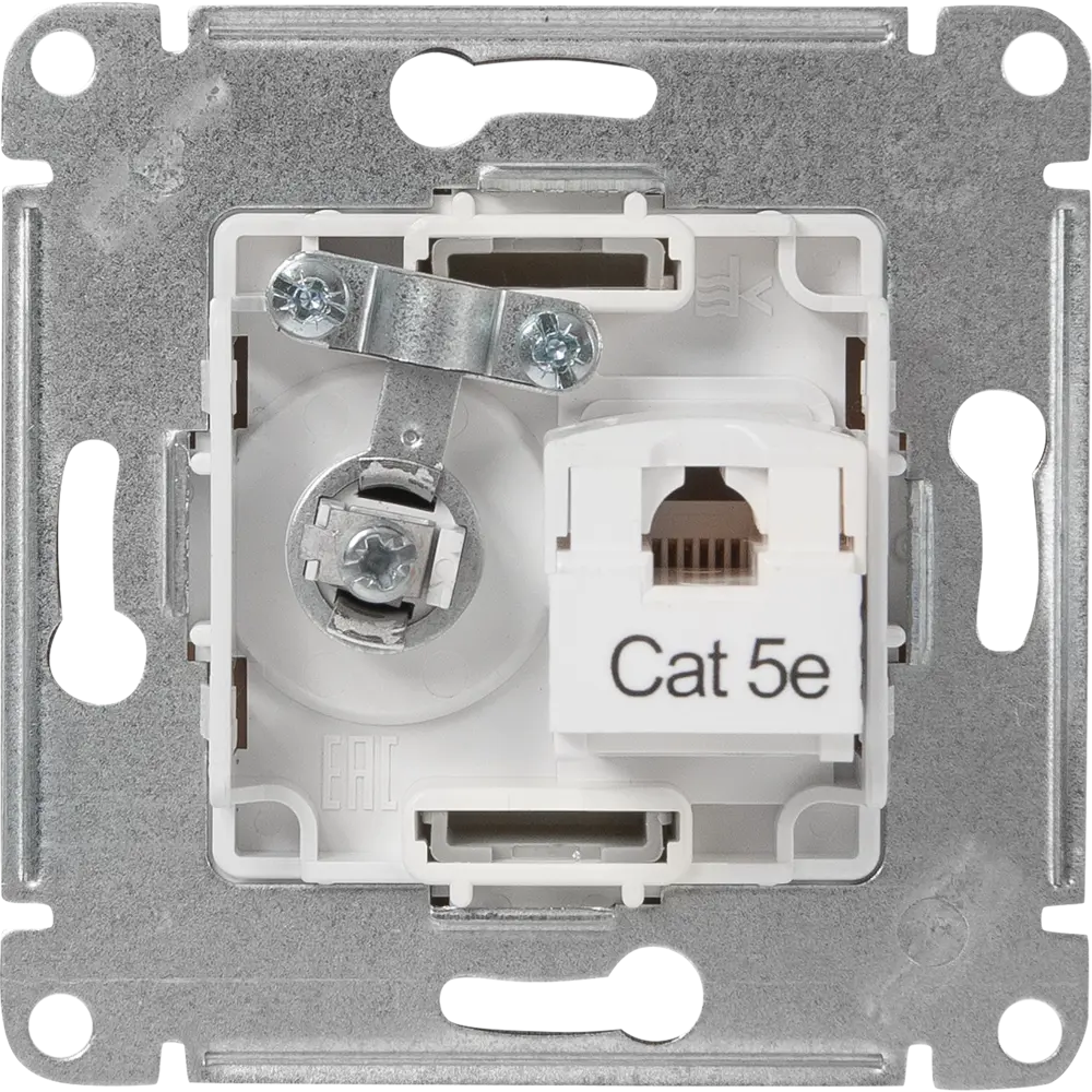 Schneider Electric Glossa — Двойная розетка RJ45+TV для скрытого монтажа 84693608 STLM-0053752 - Вид №3