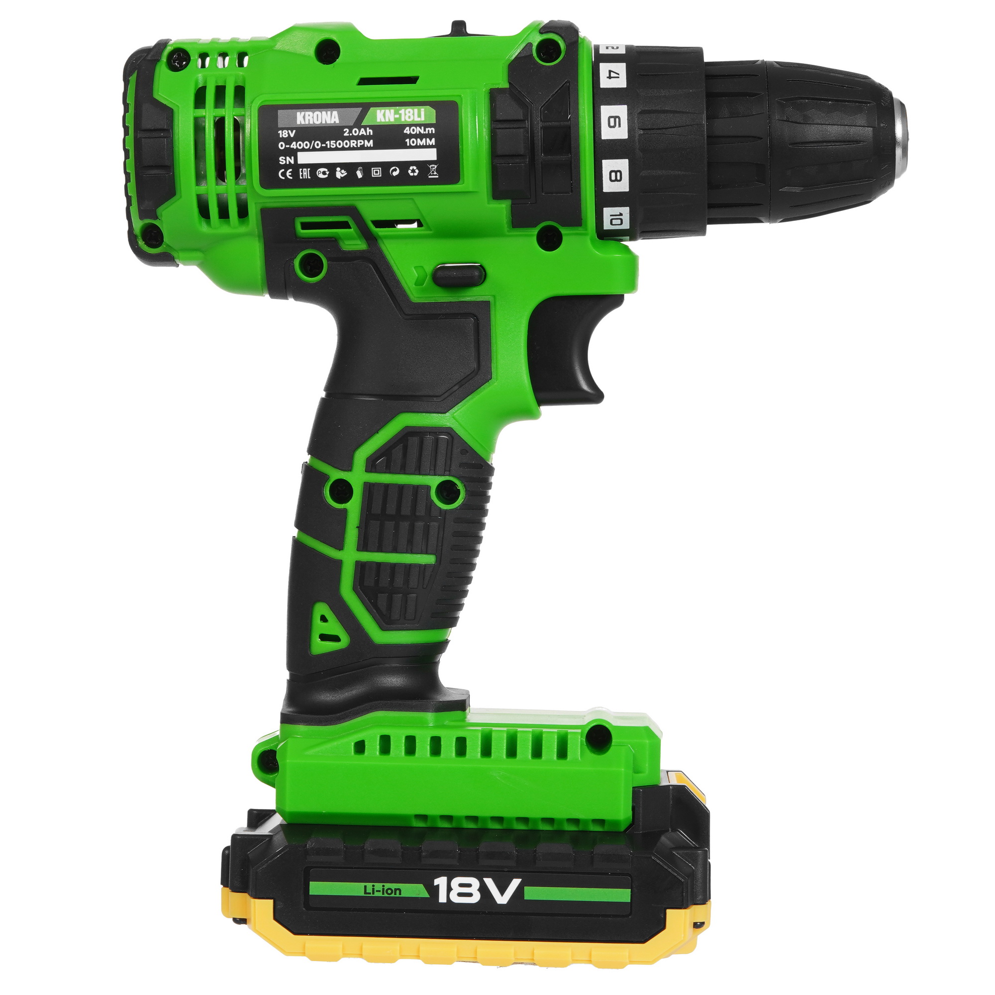 Дрель-шуруповерт KRONA KN-18LI 9236355 KRONA1 STDN-0038362 - Вид №2
