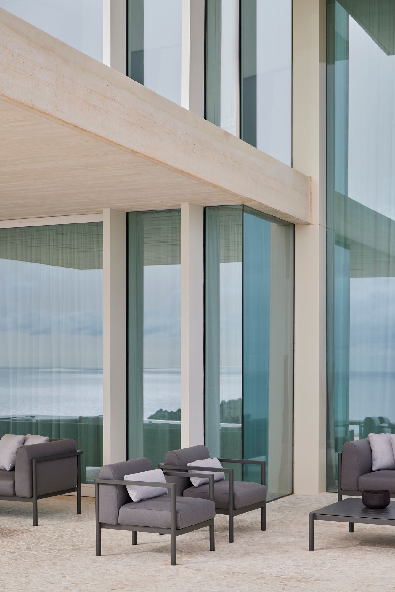 Тканевое садовое кресло с подлокотниками POINT Origin ARCH-00038706 - Вид №4