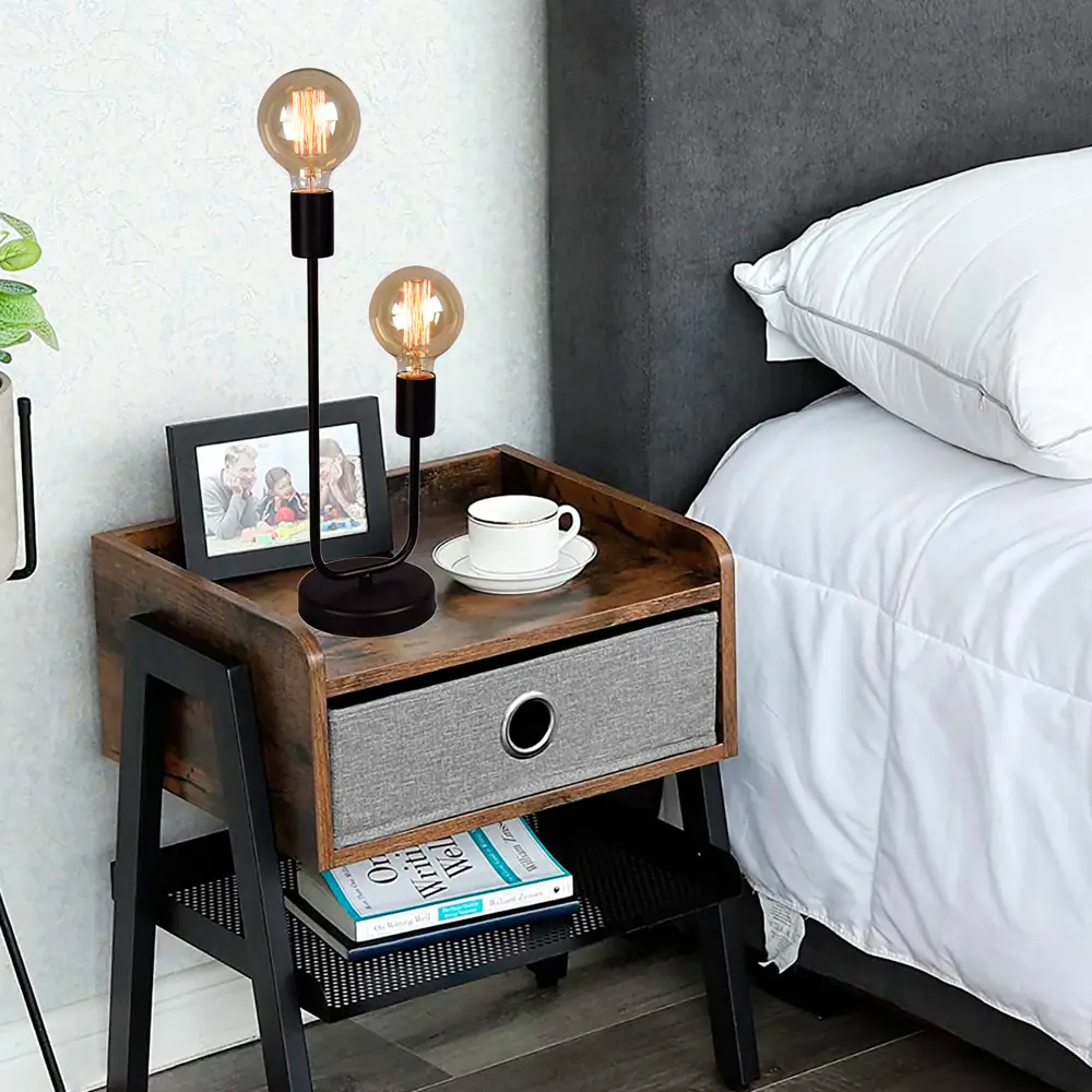 КЛЮЧНИК Настольная лампа «Гольфстрим» - минималистичный светильник с двумя плафонами 86763009 STLM-0071455 - Вид №8