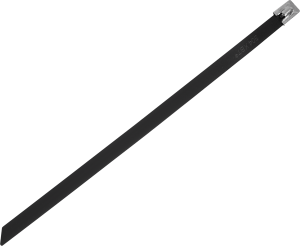84997355 Кабельная стяжка 12x400 мм сталь с покрытием цвет черный 2 шт STLM-0057574 Santreyd