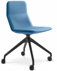 LD Seating Офисное кресло из ткани с колесами на козелке Flexi