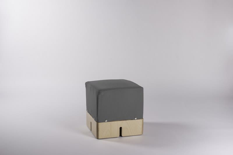 Модульный квадратный пуф из ткани KEIGIO® KEIGIO® 36X36 ARCH-00048151 - Вид №13