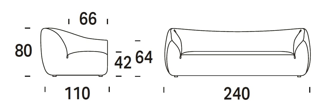 Съемный диван из ткани Felis Softliving ARCH-00128102 - Вид №8