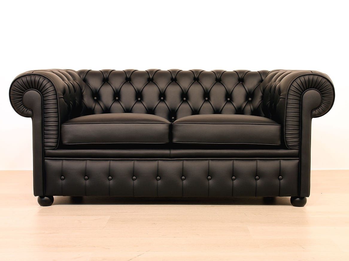 2-местный кожаный капитонный диван VAMA CHESTERFIELD ARCH-00056531 - Вид №1