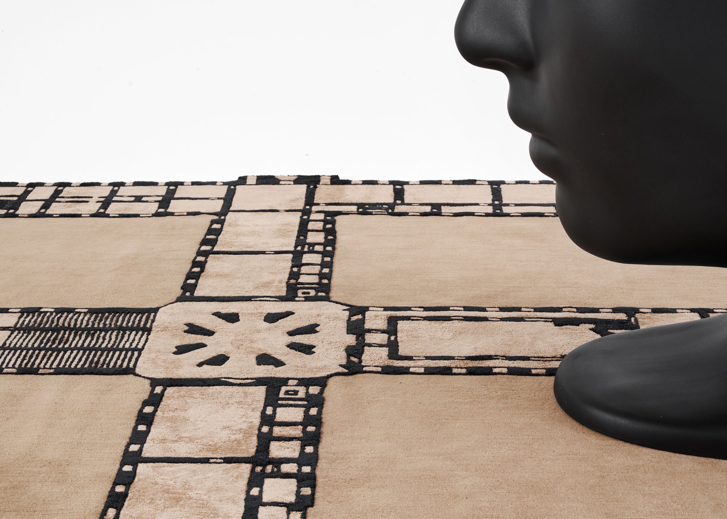 Ковер ручной работы из шерсти и шелка Tapis Rouge памятники ARCH-00137514 - Вид №6