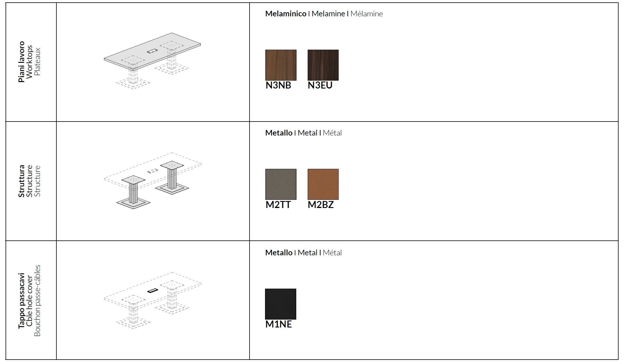 Деревянный стол для совещаний с металлическим основанием About Office Bold58 ARCH-00102904 - Вид №2
