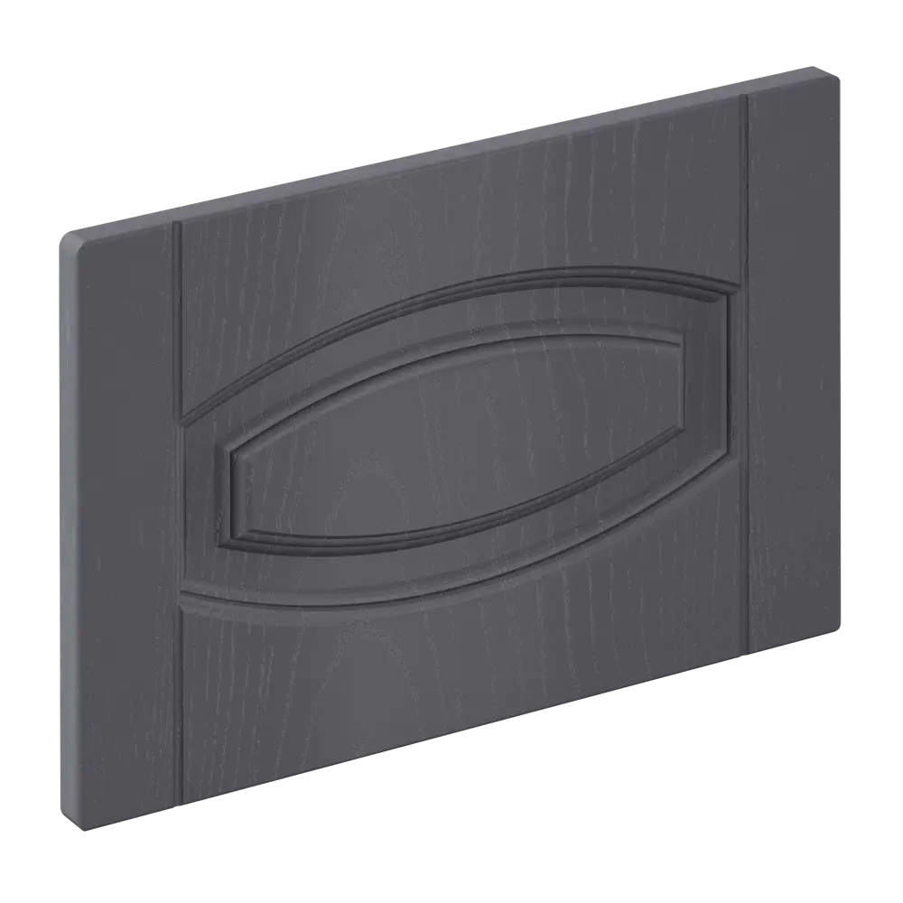 Фасад для кухонного ящика Петергоф грей 39.7x25.3 см Delinia ID МДФ цвет графит STLM-2200251