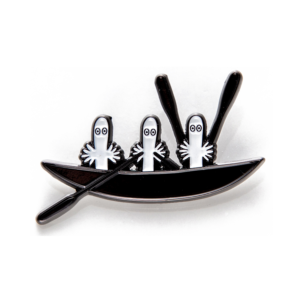 1095829 Значок эмалированный Муми-тролли №10 Хатифнаты Santreyd 