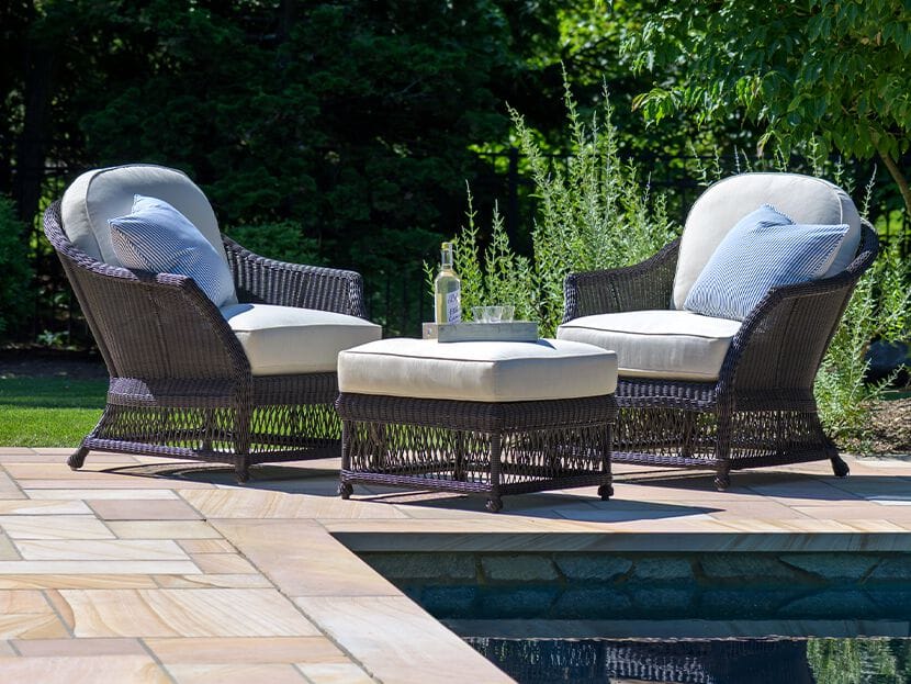 Садовое кресло из смолы с подлокотниками Walters Water ARCH-00121593 - Вид №4