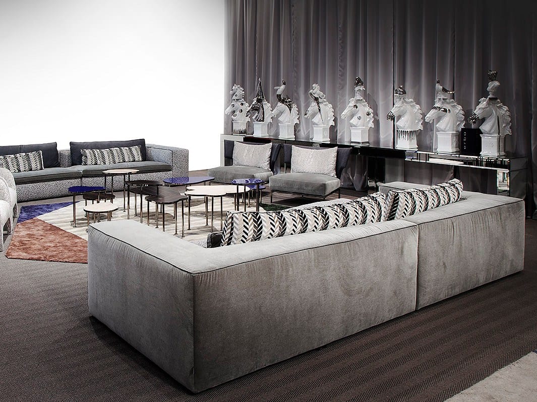 Тканевый диван с полуостровом ERBA ITALIA DAVID ARCH-00058506 - Вид №13