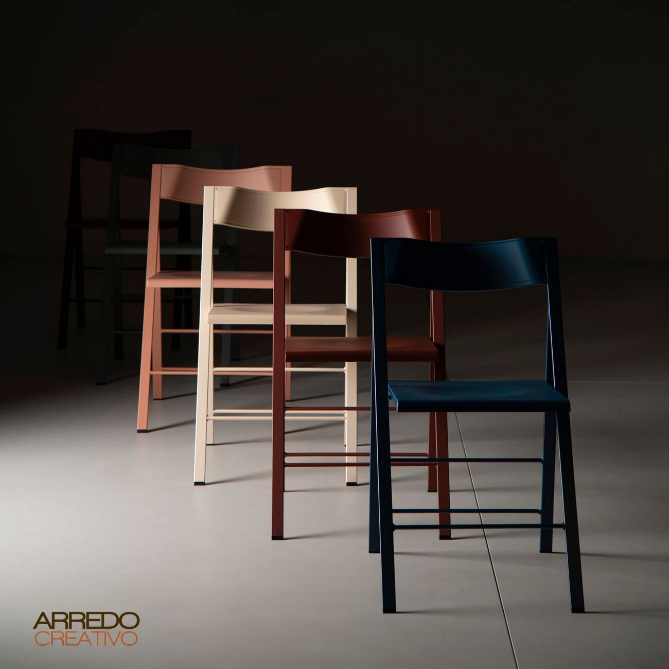 Складной стул из полипропилена Arredo Creativo тонкий ARCH-00045287 - Вид №5