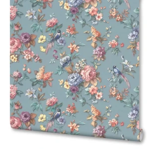 Обои флизелиновые Артекс Вивьен синие 1.06 м 10686-05