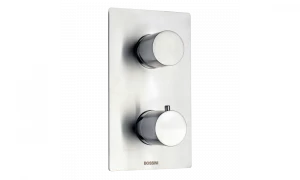 INZ002 + INZ003 Thermostatic Hержавеющая сталь матовая Inox - 2/3/4/5 Outlets Universal Mixers BOSSINI