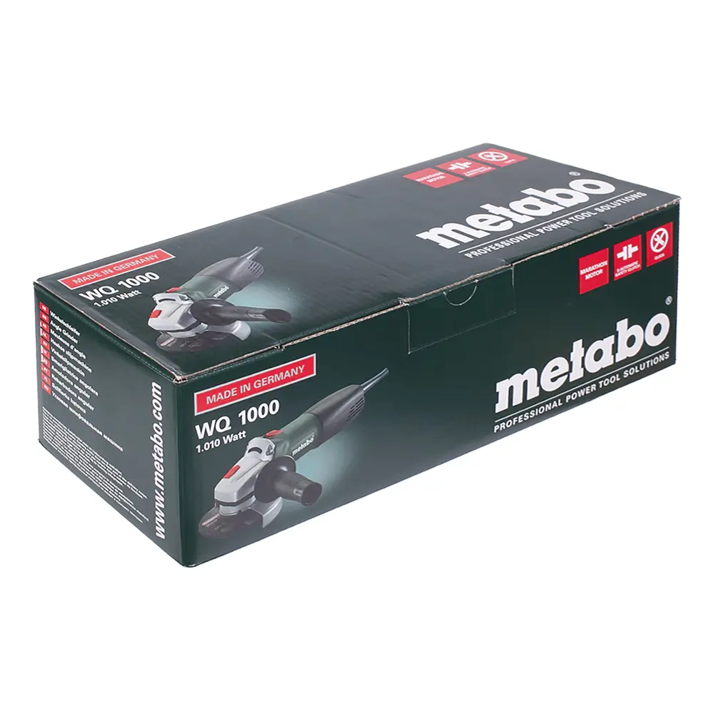 Углошлифовальная машина (болгарка) Metabo WQ 1000, 1010 Вт, 125 мм STLM-2149387 - Вид №4