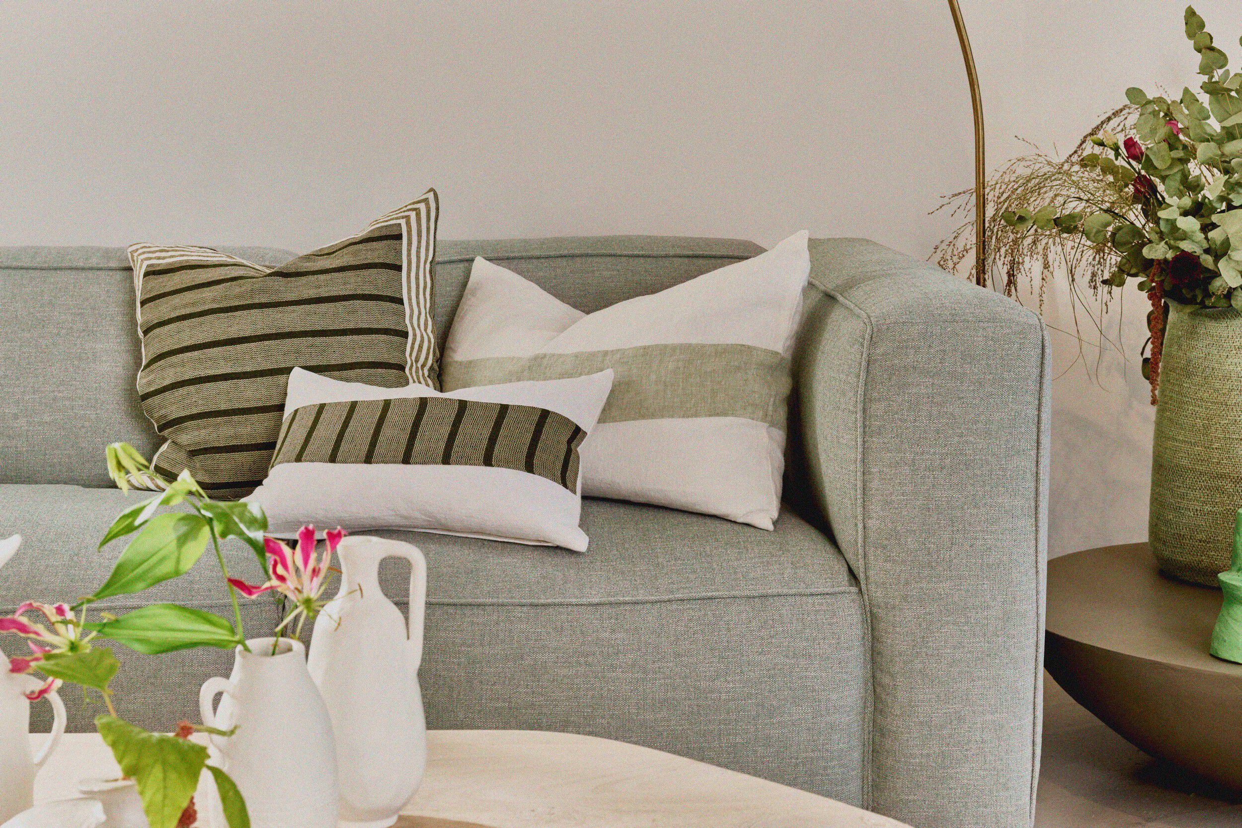 Квадратная льняная подушка POMAX Сен-Тропе ARCH-00058306 - Вид №2