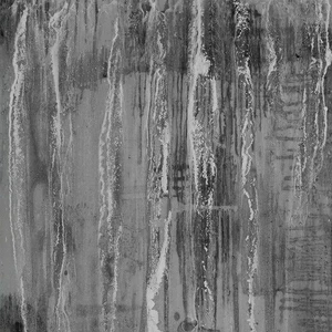 Арт-панель на холсте Alex Turco Abstract Acrylic Dark Silver