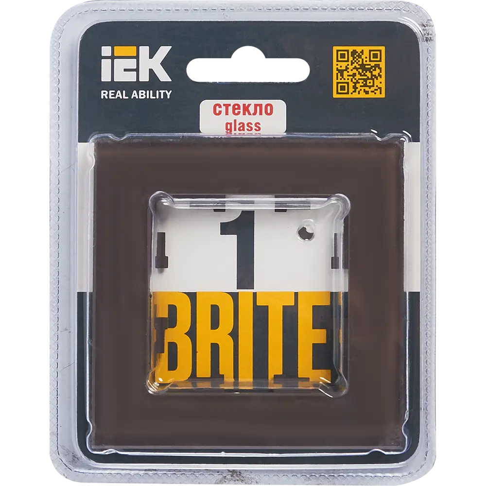 Рамка для розеток и выключателей IEK Brite 1 пост цвет бронза STLM-2033198 - Вид №3