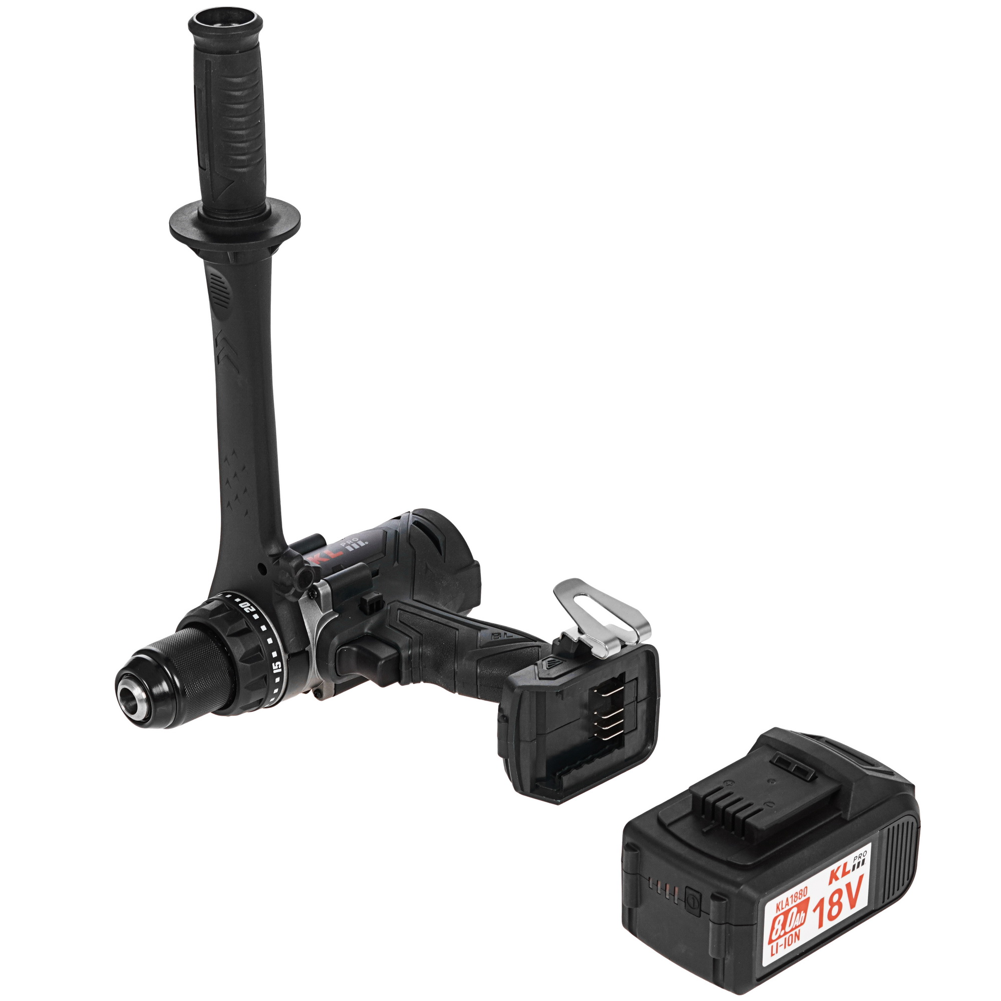 Дрель-шуруповерт KLPRO KLDM18BHX-80 9176489 STDN-0009444 - Вид №5