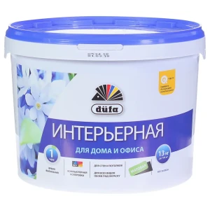Краска водно-дисперсионная Dufa интерьерная база 1 13 кг
