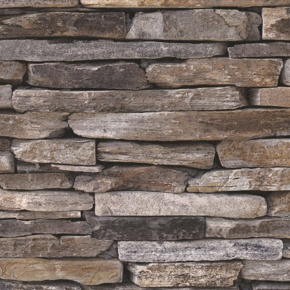 Обои флизелиновые «Камень» бежевые 0.53х10 м AS9142-17 A.S. Creation Wood'nStone STLM-2045631 - Вид №2