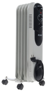 1076915 Масляный обогреватель Ресанта ОМПТ-5Н белый