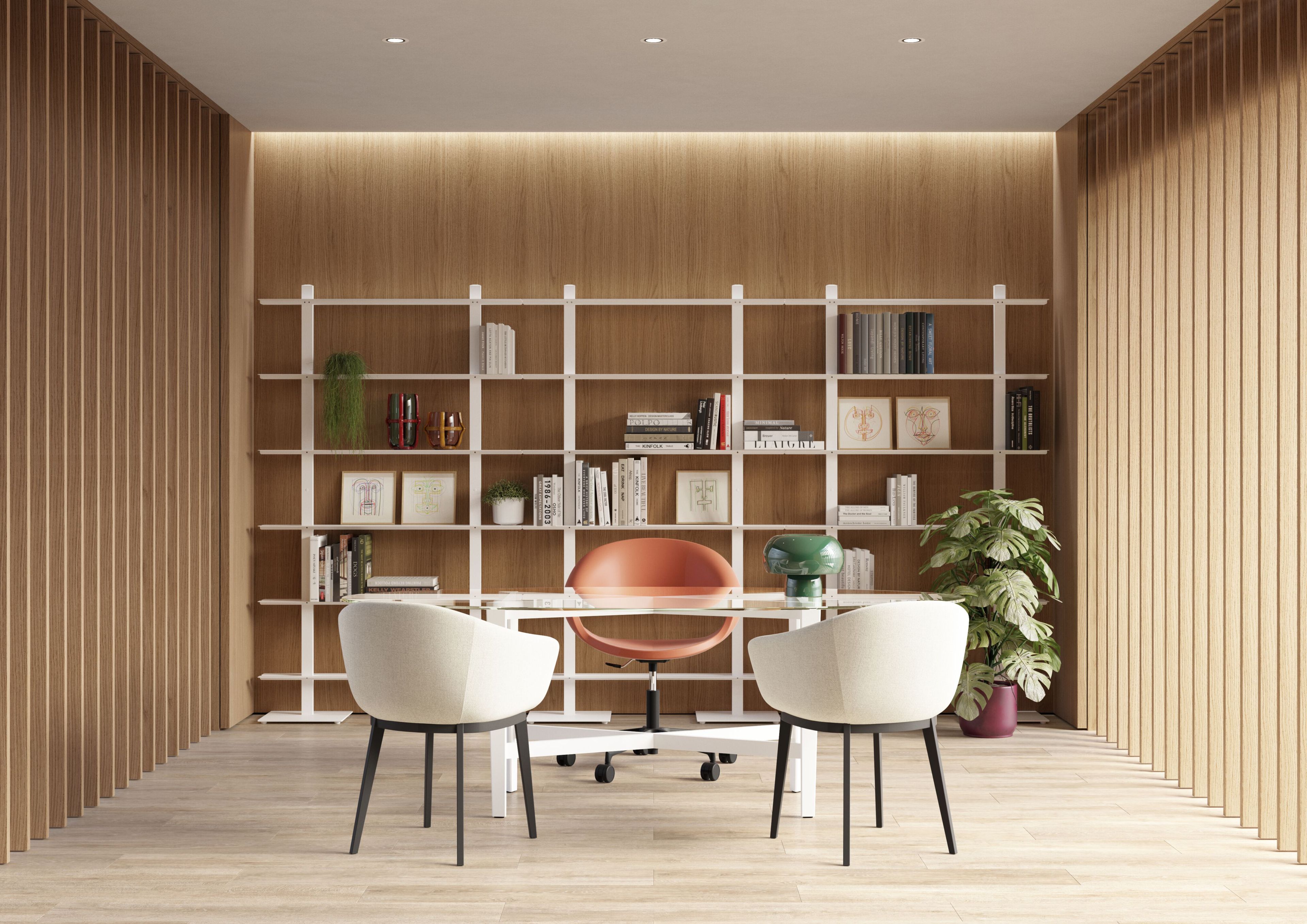 Тканевое кресло с подлокотниками и основанием из бука BBB LUCREZIA ARCH-00090458 - Вид №5