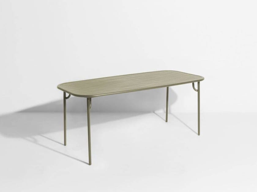 Алюминиевый прямоугольный садовый стол с порошковым покрытием In Stock Petite Friture ARCH-00101661