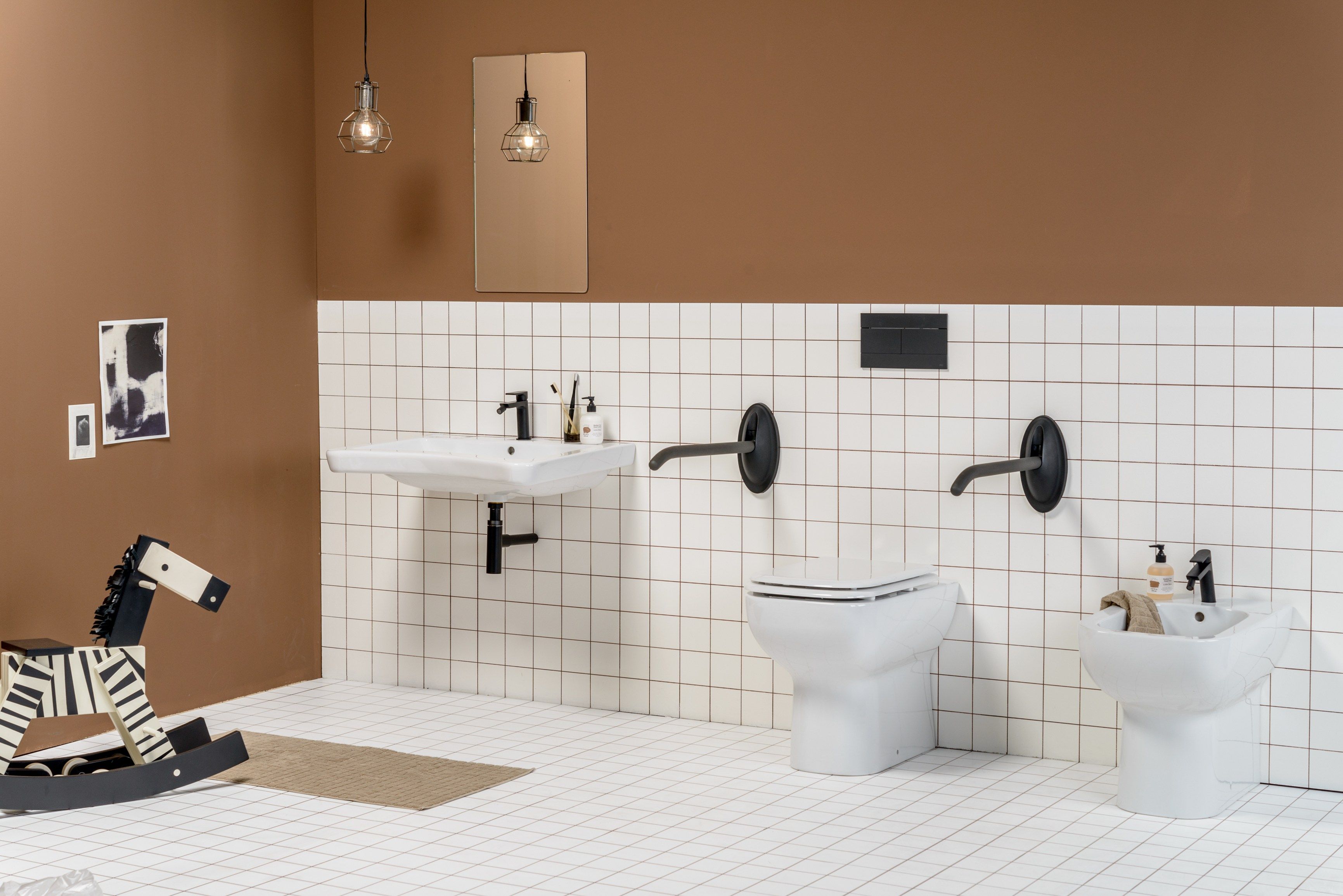 Стальная откидная ручка для ванной комнаты EVER Life Design Style-держатель для полотенец ARCH-00055509 - Вид №1