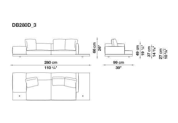 Кожаный диван B&B Italia док ARCH-00106863 - Вид №81