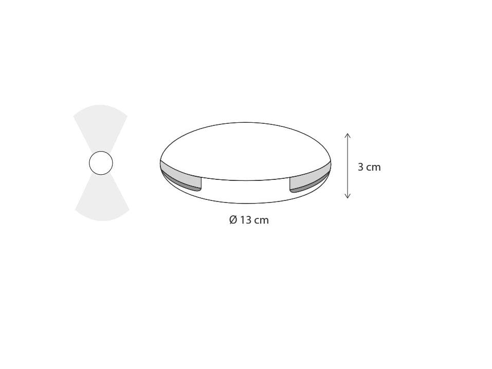 Наружная латунная светодиодная метка Authentage Lighting Galed ARCH-00082565 - Вид №2